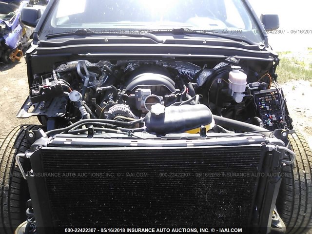 1GNSKJKC7FR580780 - 2015 CHEVROLET SUBURBAN K1500 LT BLACK photo 10