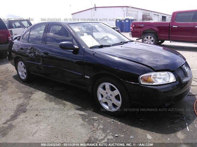 3N1CB51D76L532107 - 2006 NISSAN SENTRA 1.8/1.8S BLACK photo 1