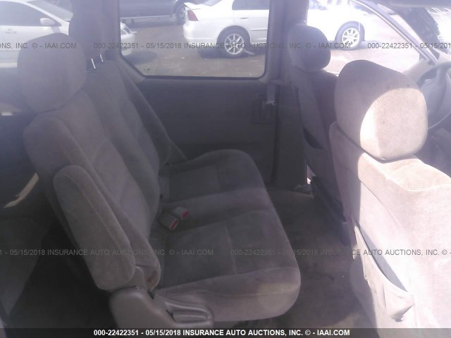 KNDUP131736388787 - 2003 KIA SEDONA EX/LX TAN photo 8