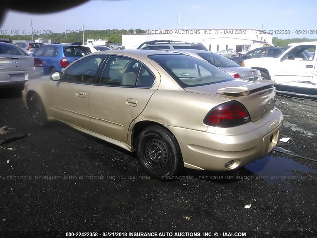 1G2NF52E74M598682 - 2004 PONTIAC GRAND AM SE1 BEIGE photo 3