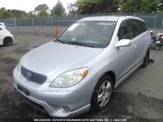 2T1KR32E38C697514 - 2008 TOYOTA COROLLA MATRIX XR SILVER photo 2