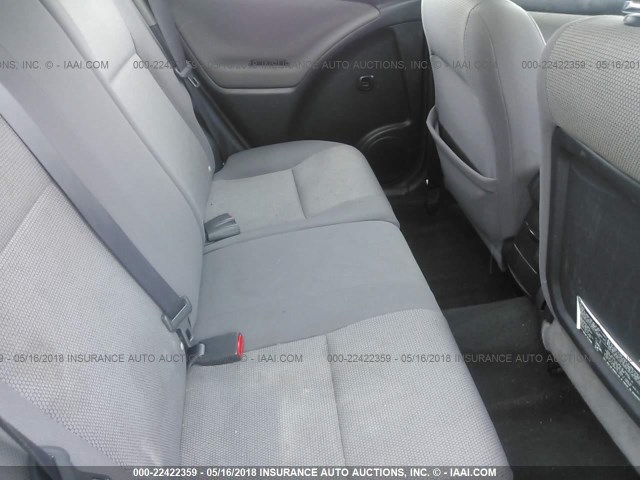 2T1KR32E38C697514 - 2008 TOYOTA COROLLA MATRIX XR SILVER photo 8