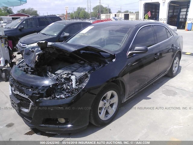 1G11B5SL8EF139938 - 2014 CHEVROLET MALIBU LS შავი ფოტო 2