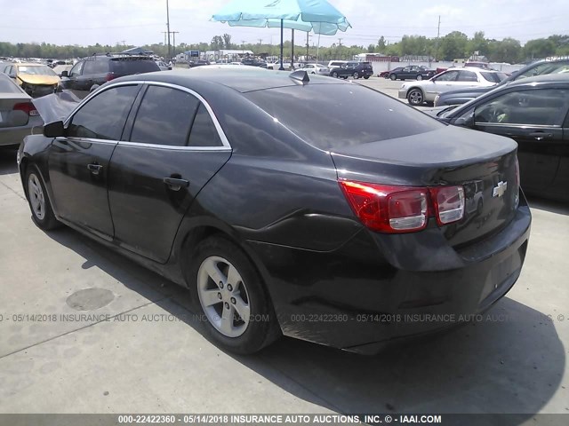 1G11B5SL8EF139938 - 2014 CHEVROLET MALIBU LS შავი ფოტო 3