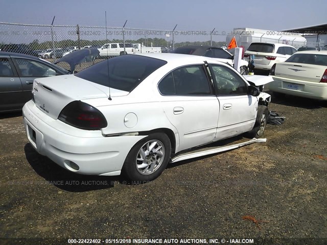 1G2NE52F14C209925 - 2004 PONTIAC GRAND AM SE WHITE photo 4