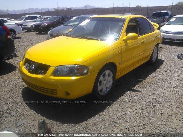 3N1AB51A34L742178 - 2004 NISSAN SENTRA 2.5S YELLOW photo 2