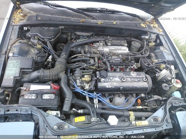 1HGCA6242KA053309 - 1989 HONDA ACCORD SEI GREEN photo 10