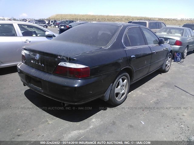 19UUA56702A022160 - 2002 ACURA 3.2TL BLACK photo 4