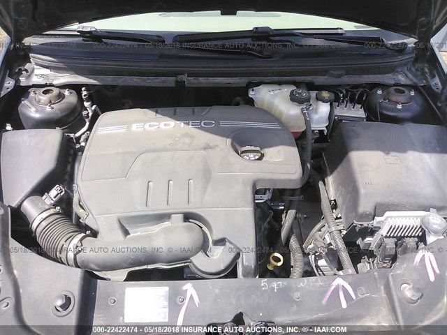 1G1ZB5EB2A4145049 - 2010 CHEVROLET MALIBU LS BLACK photo 10