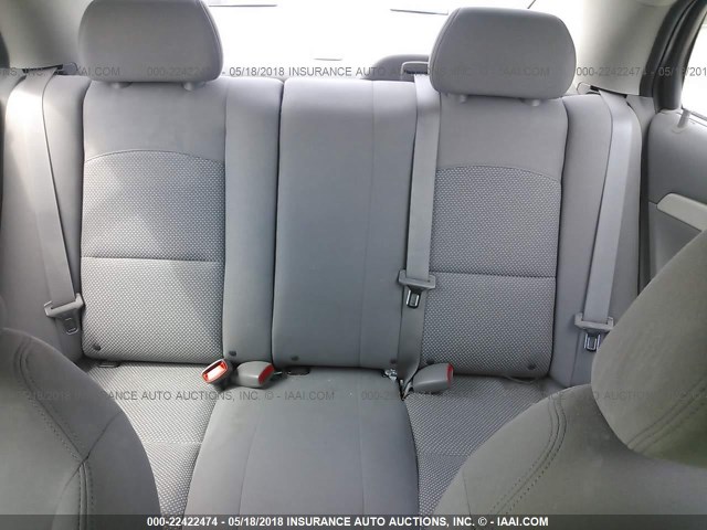 1G1ZB5EB2A4145049 - 2010 CHEVROLET MALIBU LS BLACK photo 8