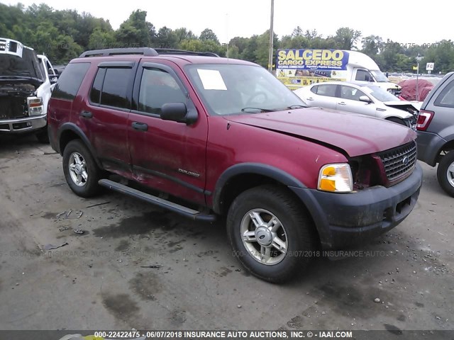 1FMDU72E05UA96229 - 2005 FORD EXPLORER XLS/XLS SPORT RED photo 1