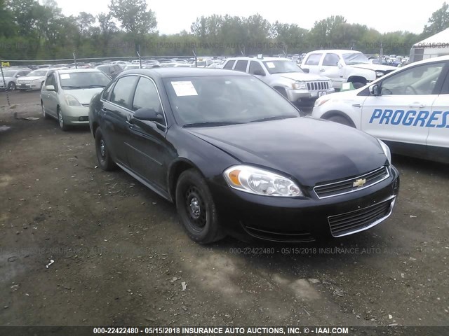 2G1WD5EM5B1237719 - 2011 CHEVROLET IMPALA POLICE BLACK photo 1