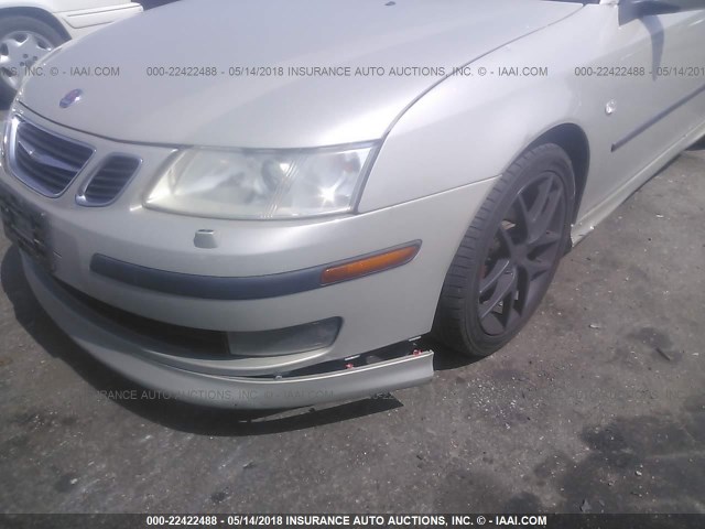 YS3FH79YX56017759 - 2005 SAAB 9-3 AERO SILVER photo 6