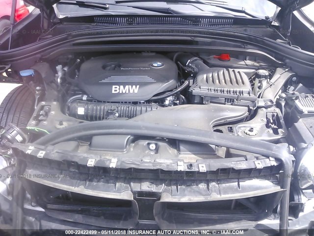 WBXHT3C37H5F75492 - 2017 BMW X1 XDRIVE28I BLACK photo 10