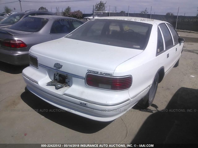 1G1BL52W9RR177226 - 1994 CHEVROLET CAPRICE CLASSIC WHITE photo 4