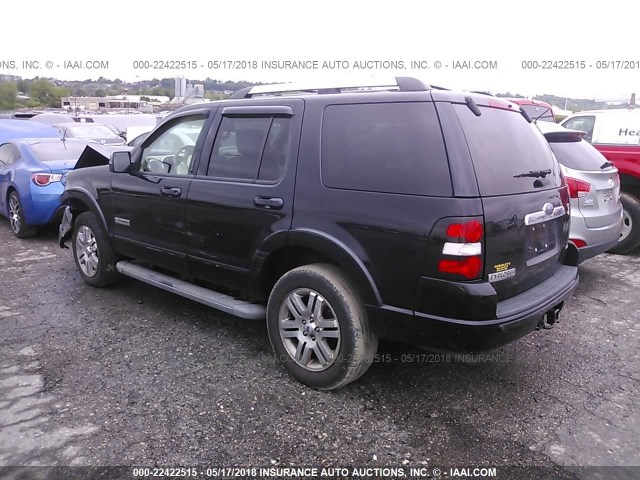 1FMEU75E06UA10158 - 2006 FORD EXPLORER LIMITED 黑色 照片 3