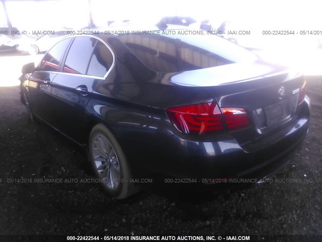 WBAFR7C56CC812631 - 2012 BMW 535 I BLACK photo 3