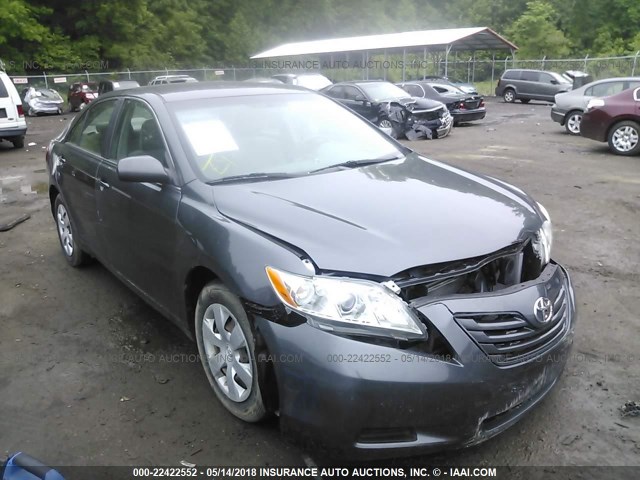 4T1BE46K98U734291 - 2008 TOYOTA CAMRY CE/LE/XLE/SE GRAY photo 1