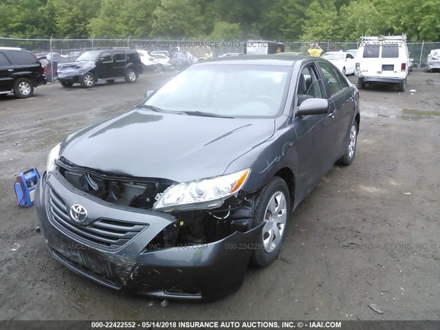 4T1BE46K98U734291 - 2008 TOYOTA CAMRY CE/LE/XLE/SE GRAY photo 2