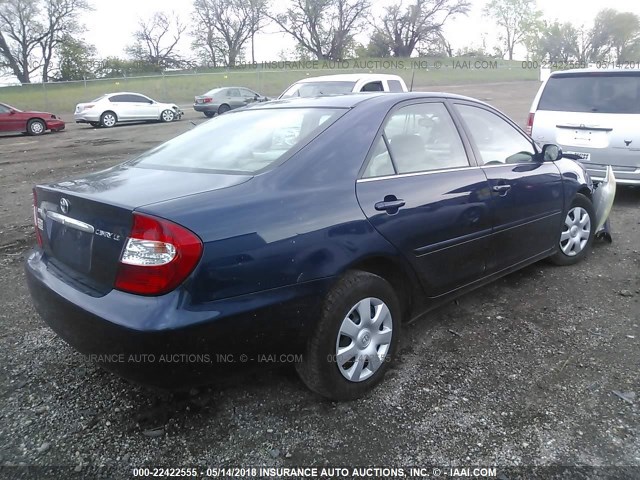 4T1BE32K74U300963 - 2004 TOYOTA CAMRY LE/XLE/SE Mavi foto 4