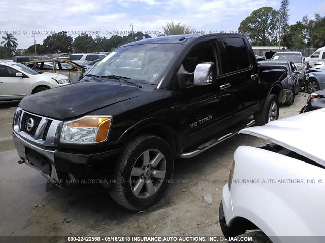 1N6AA0EC9AN319256 - 2010 NISSAN TITAN XE/SE/LE/PRO-4X BLACK photo 2