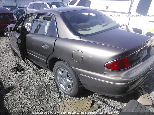 2G4WS52J021225058 - 2002 BUICK CENTURY CUSTOM Pewter photo 3