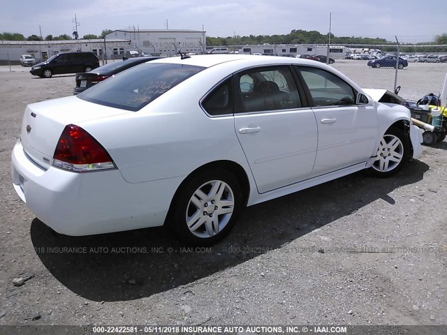 2G1WB5E33E1187050 - 2014 CHEVROLET IMPALA LIMITED LT WHITE photo 4