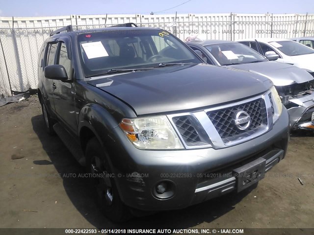 5N1AR18U68C658872 - 2008 NISSAN PATHFINDER S/LE/SE GRAY photo 1