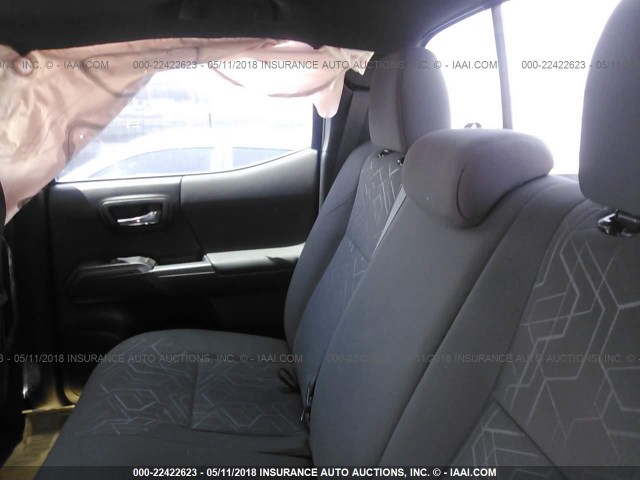 5TFDZ5BN2HX019505 - 2017 TOYOTA TACOMA DBL CAB/SR5/TRD SPORT/OR ORANGE photo 8