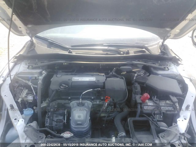 1HGCR2F85EA008092 - 2014 HONDA ACCORD EXL SILVER photo 10