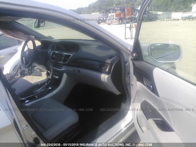 1HGCR2F85EA008092 - 2014 HONDA ACCORD EXL SILVER photo 5