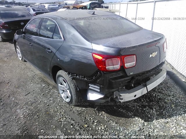 1G11C5SA0GU110296 - 2016 CHEVROLET MALIBU LIMITED LT BLUE photo 3