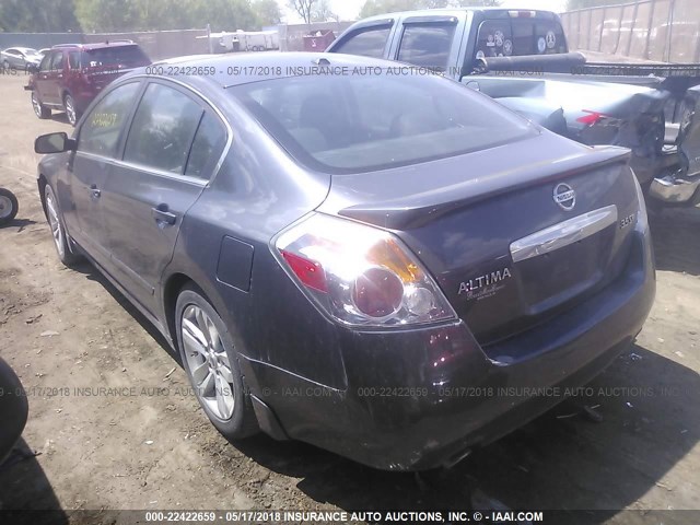 1N4BL2AP0AN493325 - 2010 NISSAN ALTIMA SR GRAY photo 3