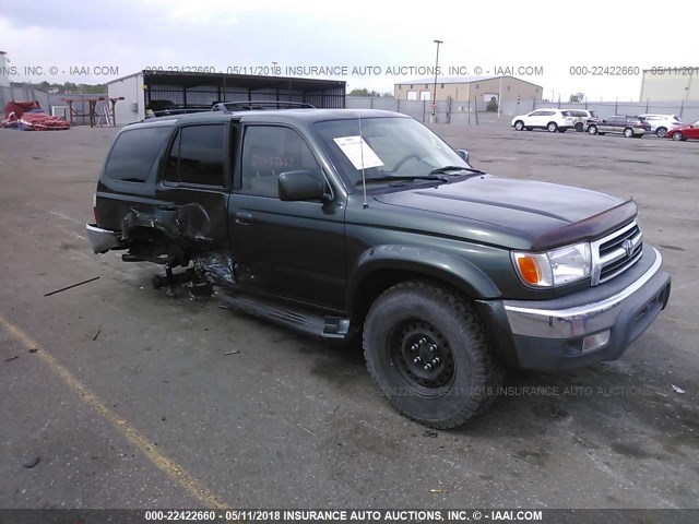 JT3HN86R9Y0306297 - 2000 TOYOTA 4RUNNER SR5 GREEN photo 1