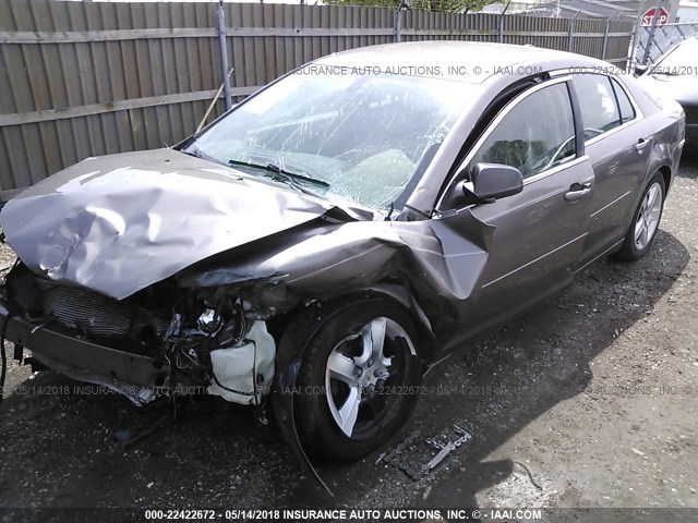 1G1ZA5EU3BF176899 - 2011 CHEVROLET MALIBU LS ყავისფერი ფოტო 2