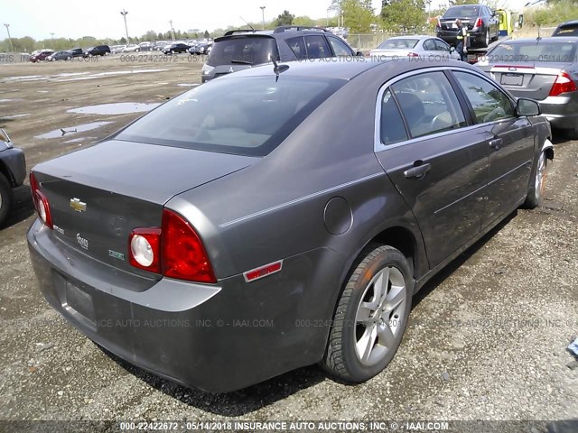 1G1ZA5EU3BF176899 - 2011 CHEVROLET MALIBU LS ყავისფერი ფოტო 4