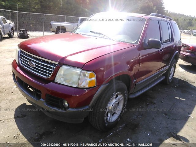 1FMZU63K53UC27236 - 2003 FORD EXPLORER XLT/XLT SPORT/NBX RED photo 2