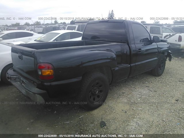 1GCEC14XX3Z257144 - 2003 CHEVROLET SILVERADO C1500 BLACK photo 4