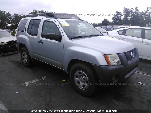 5N1AN08U67C518308 - 2007 NISSAN XTERRA OFF ROAD/S/SE SILVER photo 1