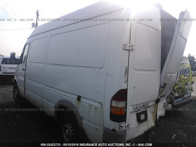 WD2PD644945622543 - 2004 SPRINTER 2500 SPRINTER  WHITE photo 3