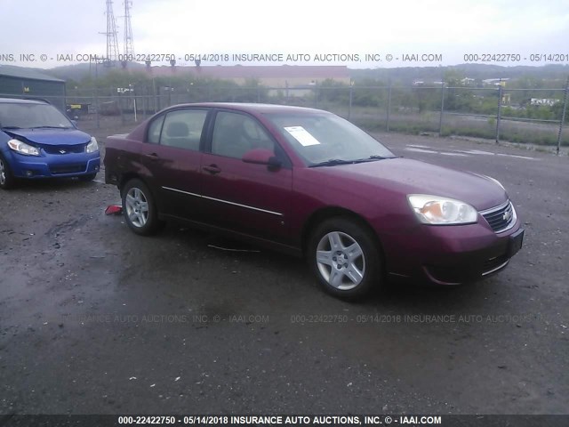 1G1ZT53F36F213745 - 2006 CHEVROLET MALIBU LT MAROON photo 1