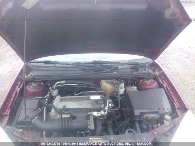 1G1ZT53F36F213745 - 2006 CHEVROLET MALIBU LT MAROON photo 10