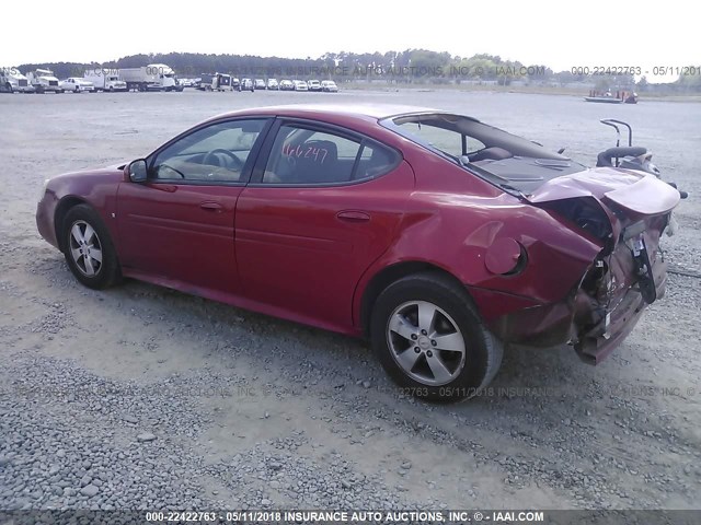 2G2WP552781125305 - 2008 PONTIAC GRAND PRIX RED photo 3