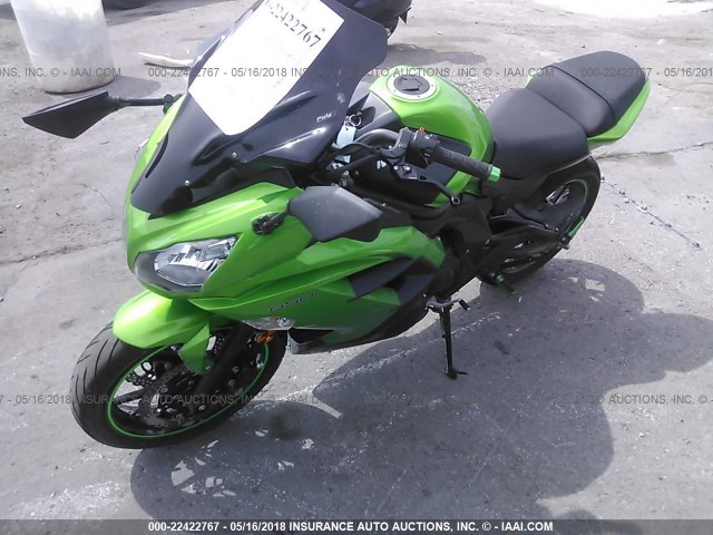 JKAEXEE16FDA18890 - 2015 KAWASAKI EX650 E GREEN photo 2