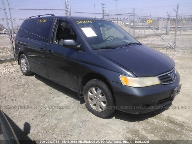 5FNRL18974B109831 - 2004 HONDA ODYSSEY EXL BLUE photo 1