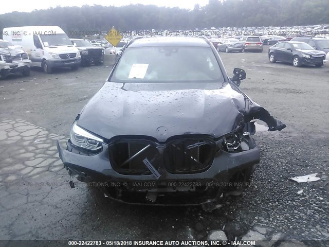 5UXTS3C55J0Y94965 - 2018 BMW X3 XDRIVE30I GRAY photo 6