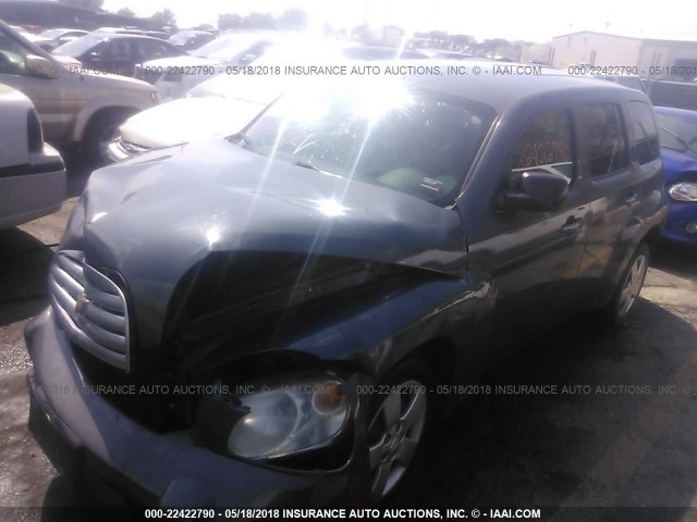 3GNDA13D68S636274 - 2008 CHEVROLET HHR LS GRAY photo 2