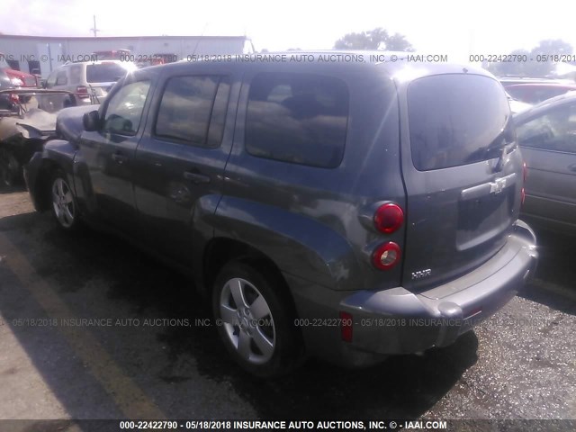 3GNDA13D68S636274 - 2008 CHEVROLET HHR LS GRAY photo 3