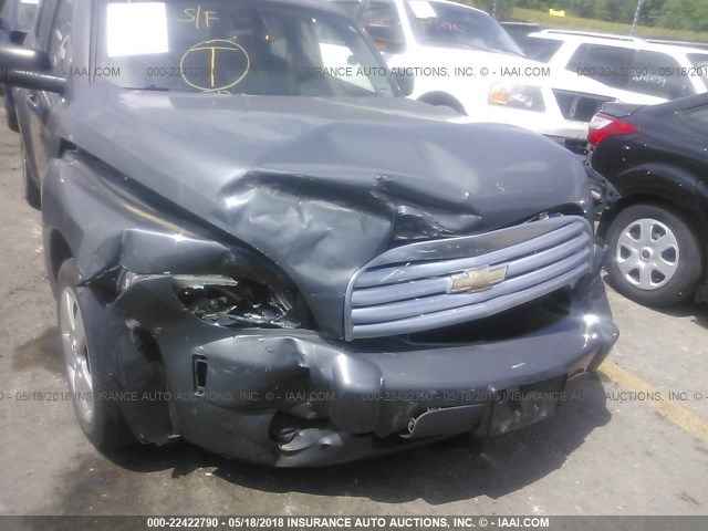3GNDA13D68S636274 - 2008 CHEVROLET HHR LS GRAY photo 6
