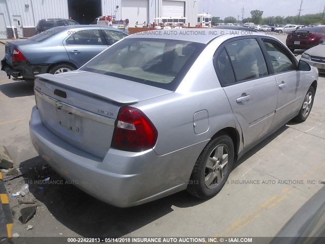 1G1ZT54885F182796 - 2005 CHEVROLET MALIBU LS ვერცხლისფერი ფოტო 4